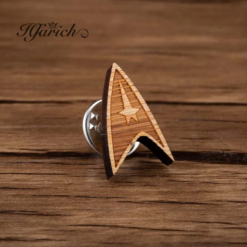 Hfarich Spaceship Brooch Laser Engraved Lapel Pins Maple Wood Star Trek Insignia Badge Brooches Jewelry For Men and Kids
Hfarich Spaceship Brooch Laser Engraved Lapel Pins Maple Wood Star Trek Insignia Badge Brooches Jewelry For Men and Kids