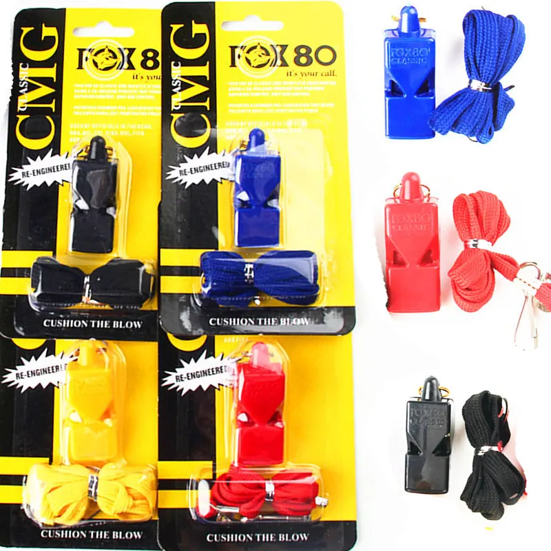 Image FOX80 whistle seedless plastic whistle   FOX 40 80 professional soccer referee whistle basketball referee whistle