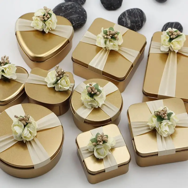 6pcs/lot High-end Tinplate Metal Box with Ribbon Flower Creative Wedding Birthday Party Gift Candy Boxes
6pcs/lot High-end Tinplate Metal Box with Ribbon Flower Creative Wedding Birthday Party Gift Candy Boxes
