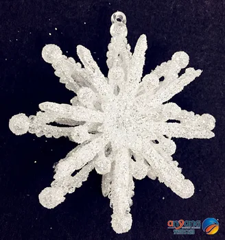 Window ornaments Christmas tree pendant 11CM Stereo acrylic three-dimensional effect of a snowflake diamond
Window ornaments Christmas tree pendant 11CM Stereo acrylic three-dimensional effect of a snowflake diamond