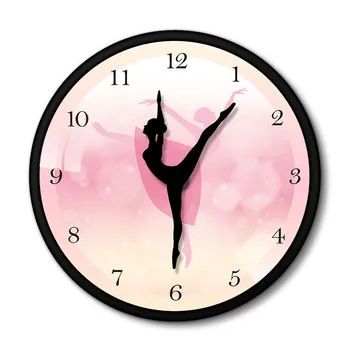 Pink Ballerina Wall Clock With Dancing Needle Arrows Ballet Dance Metal Clock Dancing Studio Room Wall Decor Gift For Dancers
Pink Ballerina Wall Clock With Dancing Needle Arrows Ballet Dance Metal Clock Dancing Studio Room Wall Decor Gift For Dancers