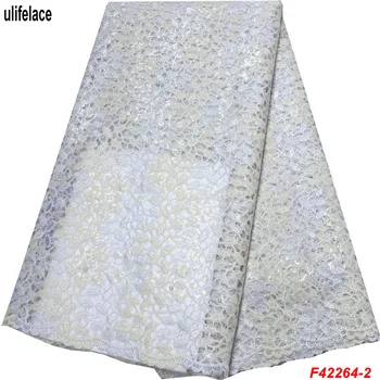 White Sequins French Tulle Lace Fabric 2019 African Latest Lace Embroidered Nigeria Lace Fabrics High Quality Net Lace F4-2264
White Sequins French Tulle Lace Fabric 2019 African Latest Lace Embroidered Nigeria Lace Fabrics High Quality Net Lace F4-2264