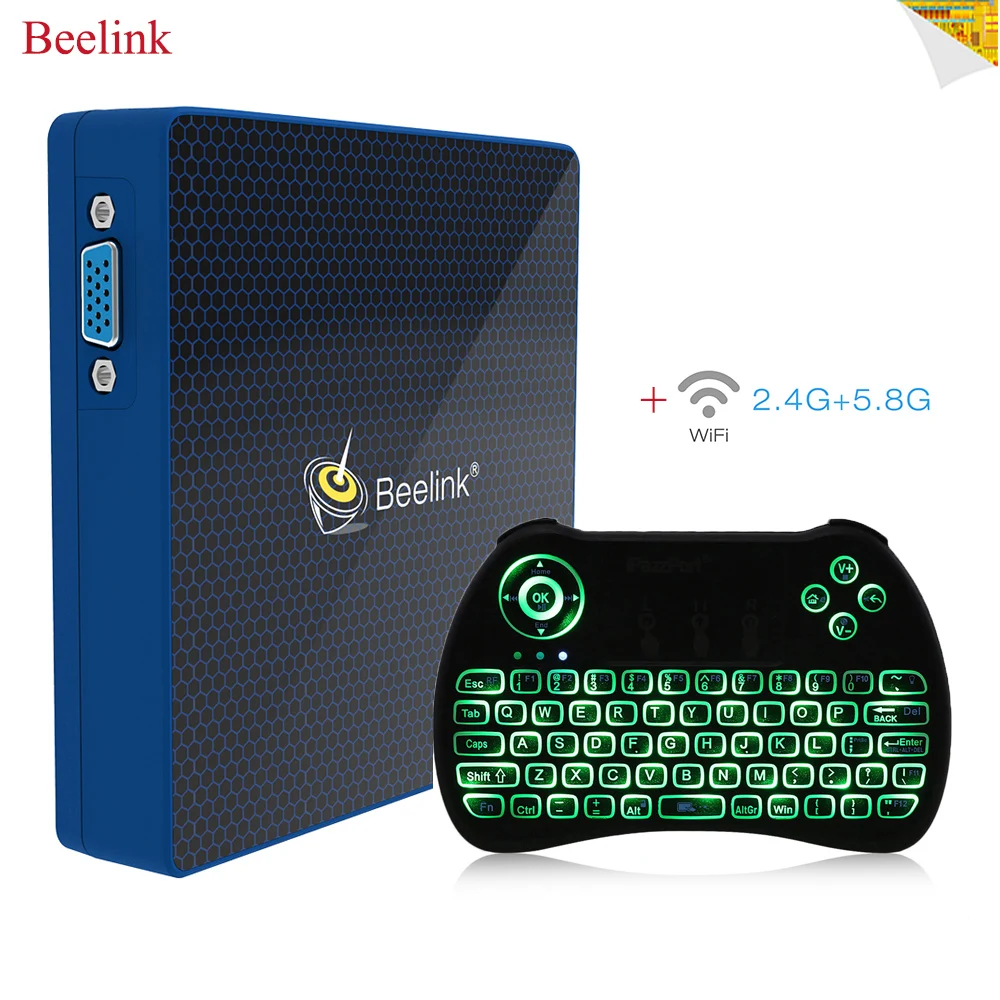 

2018 Newest Beelink M1 Mini PC Smart TV Box 6GB RAM 64GB ROM Bluetooth Set-top Box WiFi 2.4G/5.8G 4K Media Player PK Beelink GT1