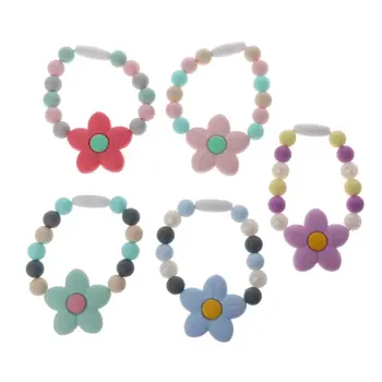 Baby Nursing Bracelets Silicone Chew Beads Teething Rattles Toys Teether Montessori Bracelets
Baby Nursing Bracelets Silicone Chew Beads Teething Rattles Toys Teether Montessori Bracelets