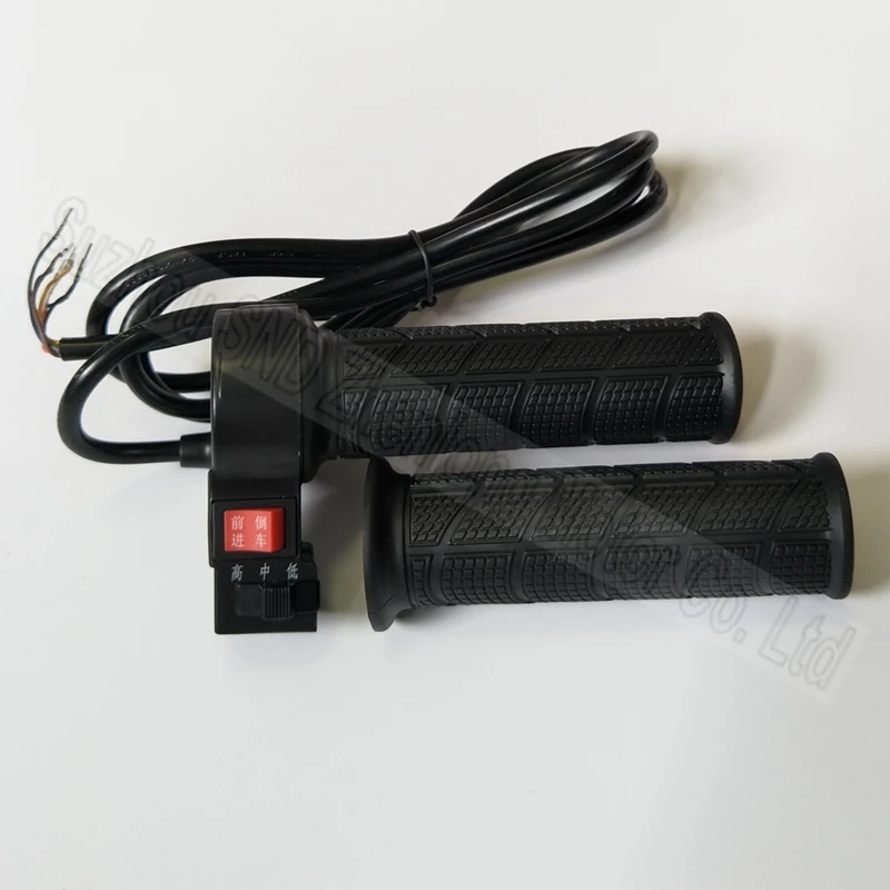 Twist throttle for electric bike with ignition and three speed switch 36v48V60v72v voltage suit for e-scooter wuxing G-L181
Twist throttle for electric bike with ignition and three speed switch 36v48V60v72v voltage suit for e-scooter wuxing G-L181