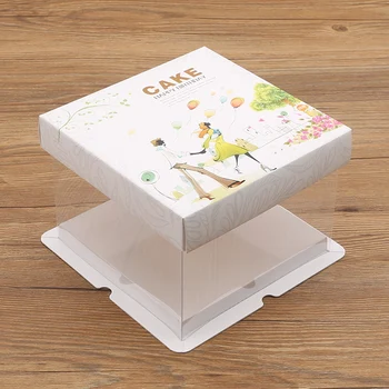 5set 4inch 16x16x11.5cm Birthday cake packing box gift box wedding cake box home high all transparent small Bobbi square
5set 4inch 16x16x11.5cm Birthday cake packing box gift box wedding cake box home high all transparent small Bobbi square