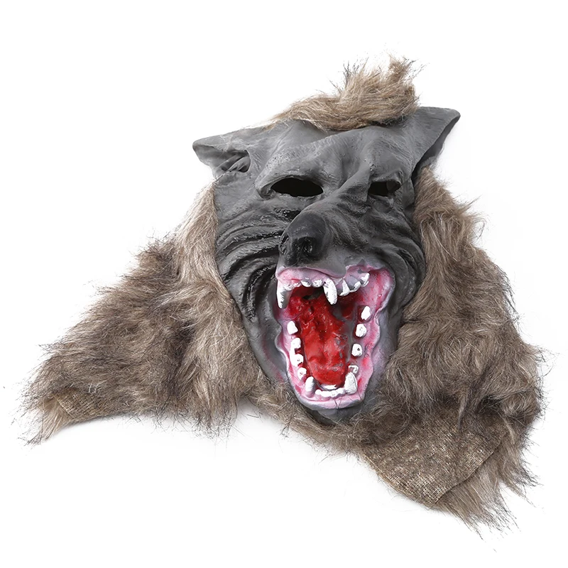 Маска вервольфа для Хэллоуина большая маска волка взрослых полная голова