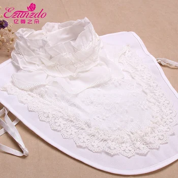 Fashion Chiffon stand-up collar Vintage Elegant Womens Bib False Collar Embroidered Floral Lace Trim on Mesh Tulle Scalloped B
Fashion Chiffon stand-up collar Vintage Elegant Womens Bib False Collar Embroidered Floral Lace Trim on Mesh Tulle Scalloped B