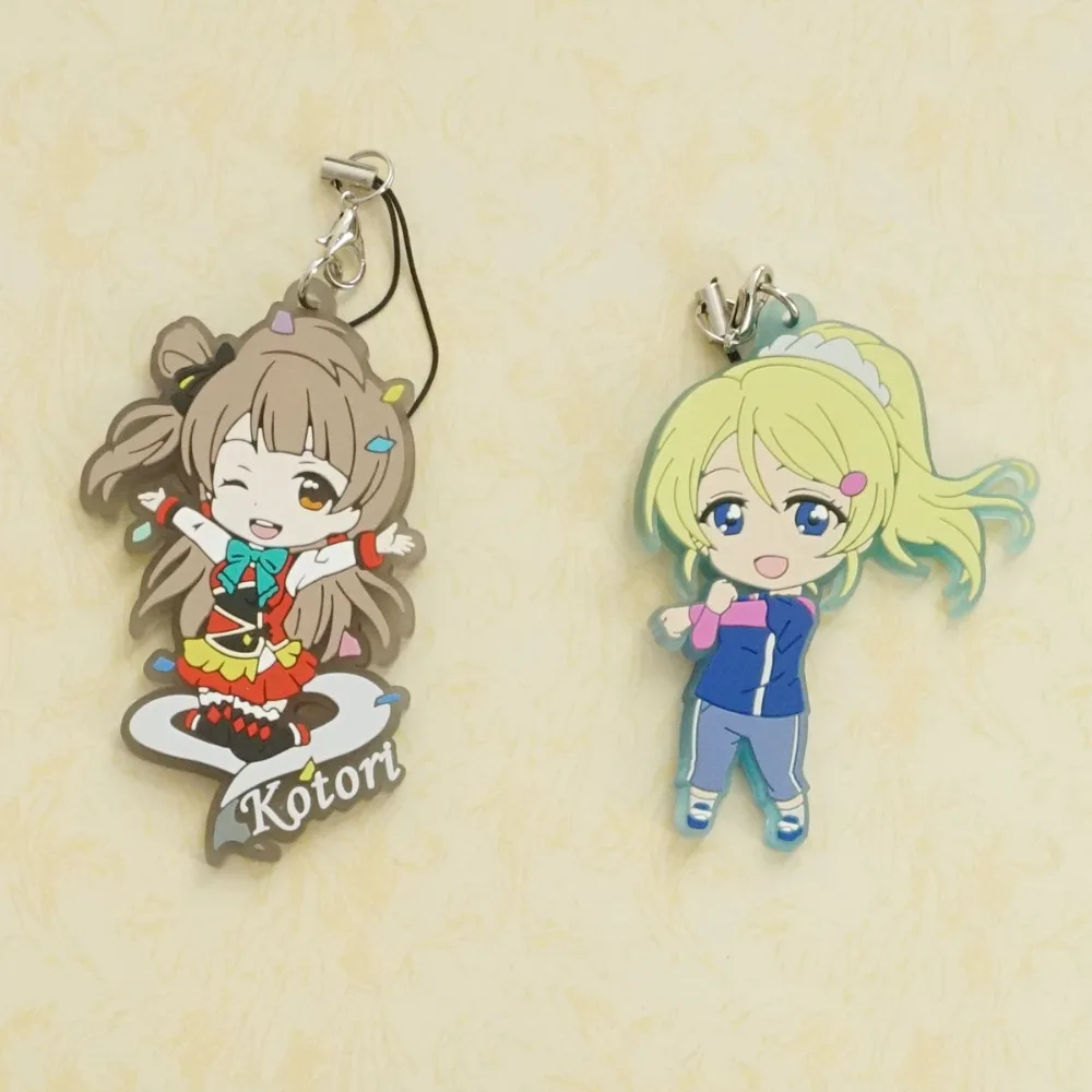 Kotori Minami Eli Ayase Anime Love Live! Lovelive School Idol Project Rubber Keychain
Kotori Minami Eli Ayase Anime Love Live! Lovelive School Idol Project Rubber Keychain