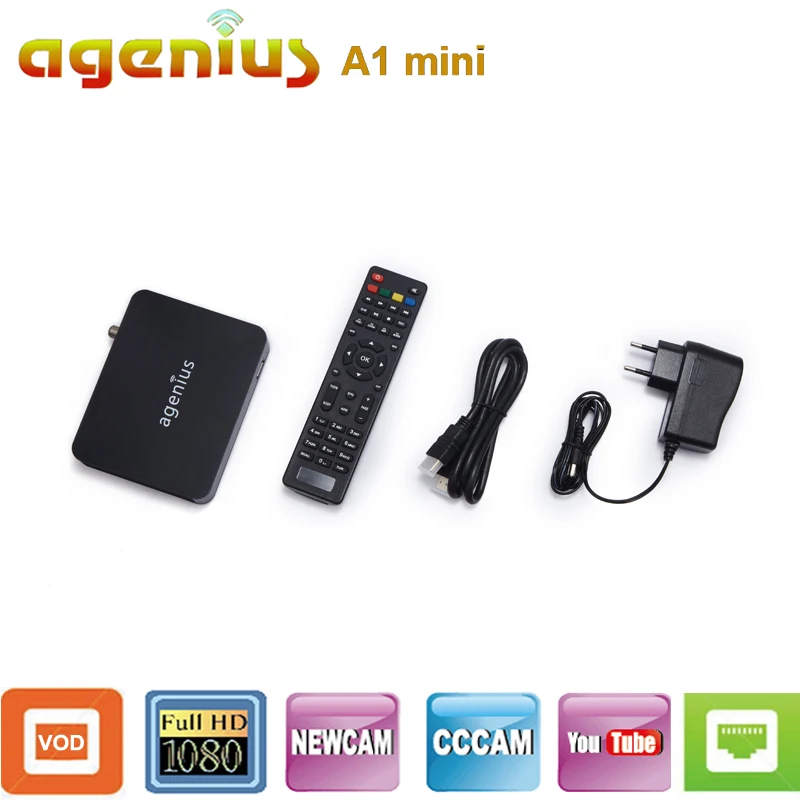 6 PCS Agenius A1 mini DVB-S2 Satellite Receiver Full HD 1080P support NEWCAM CCCAM USB WIFI for the world
6 PCS Agenius A1 mini DVB-S2 Satellite Receiver Full HD 1080P support NEWCAM CCCAM USB WIFI for the world