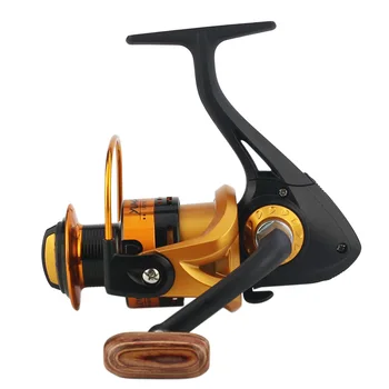 Cheap Spinning Fishing Wheel MF2000-7000 Series Gear Ratio 5.5:1 Aluminium Spinning Reel Saltwater Wooden Handle
Cheap Spinning Fishing Wheel MF2000-7000 Series Gear Ratio 5.5:1 Aluminium Spinning Reel Saltwater Wooden Handle