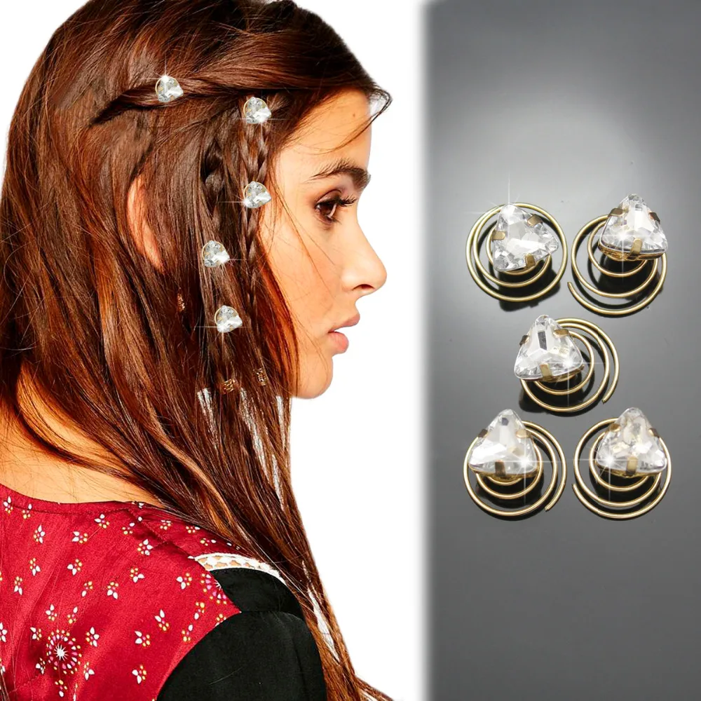 5xTriangle Crystal Swirl Rasta Mambo Bead Dreads Hair Pin Dress Clip Dreadlocks Tiara Clip Pin Anime Wedding Accessories Jewelry
5xTriangle Crystal Swirl Rasta Mambo Bead Dreads Hair Pin Dress Clip Dreadlocks Tiara Clip Pin Anime Wedding Accessories Jewelry