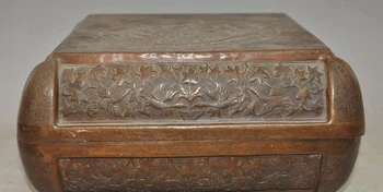 10" chinese pure bronze pure Hand Minted phoenix bird Jewelry Box Storage boxes
10" chinese pure bronze pure Hand Minted phoenix bird Jewelry Box Storage boxes