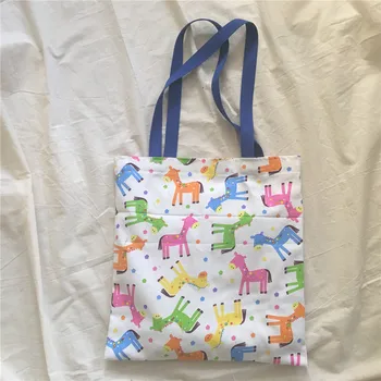 YILE Cotton Canvas Eco Shopping Tote Shoulder Bag BookBag Print Colorful Horse Lovely Animal
YILE Cotton Canvas Eco Shopping Tote Shoulder Bag BookBag Print Colorful Horse Lovely Animal