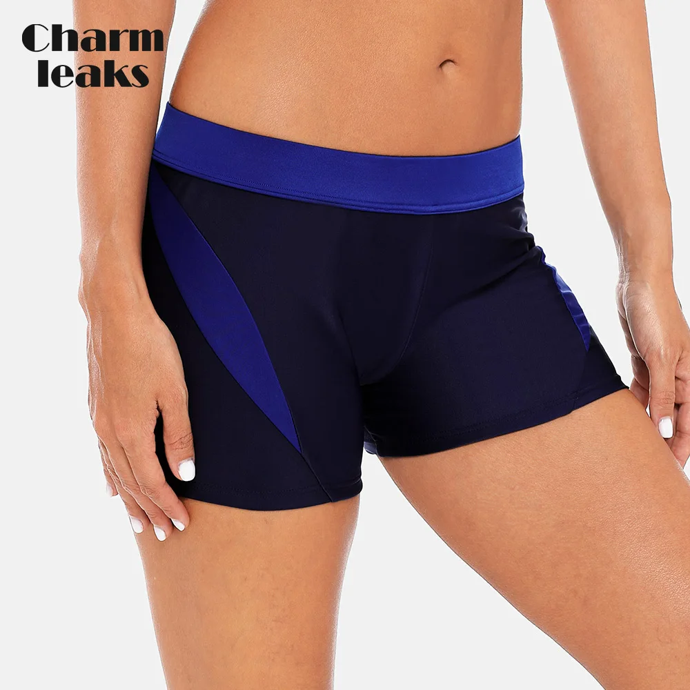 Charmleaks Women's Boardshort Swimming Shorts Patchwork Color Bikini Bottom Swimwear Briefs Split Tankini Swimwear Trunks
Charmleaks Women's Boardshort Swimming Shorts Patchwork Color Bikini Bottom Swimwear Briefs Split Tankini Swimwear Trunks