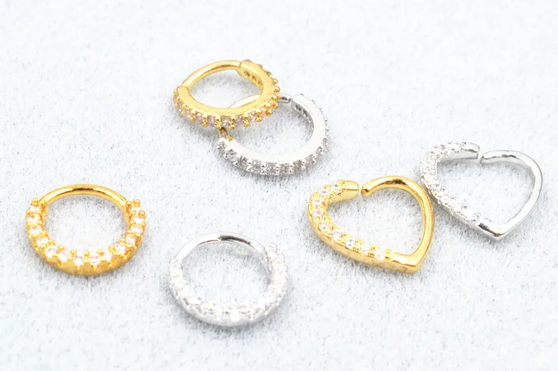 50pcs/lot Free Shipping Segment Ring Nose Hoop Rings Ear Cartilage Helix Diath Upper Earring NEW CZ Gems
50pcs/lot Free Shipping Segment Ring Nose Hoop Rings Ear Cartilage Helix Diath Upper Earring NEW CZ Gems