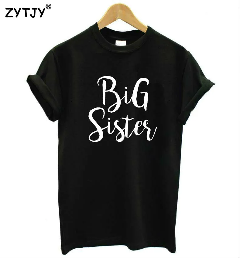 Big Sister Letters Print Women Tshirt Cotton Casual Funny t Shirt For Girl Top Tee Hipster Tumblr Drop Ship HH-42
Big Sister Letters Print Women Tshirt Cotton Casual Funny t Shirt For Girl Top Tee Hipster Tumblr Drop Ship HH-42
