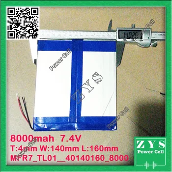 Safety Packing (Level 4) 7.4V 8000mAH Li-ion( Polymer lithiumion) battery for GPS, Tablet PC 4*140*160mm 40140160 37140160
Safety Packing (Level 4) 7.4V 8000mAH Li-ion( Polymer lithiumion) battery for GPS, Tablet PC 4*140*160mm 40140160 37140160