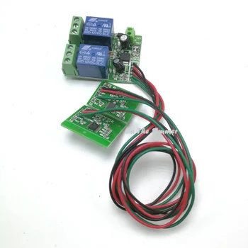 12V two-way relay panel with two touch buttons, two color LED self locking inching function
12V two-way relay panel with two touch buttons, two color LED self locking inching function