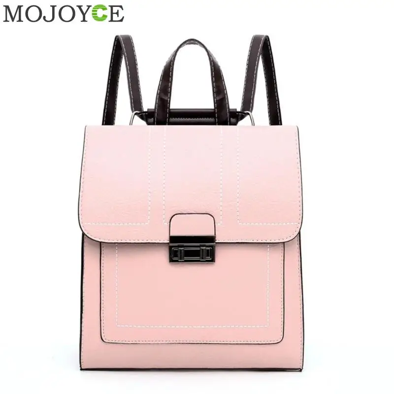 Ladies Travel Backpacks Women School Bags Casual Large Capacity Knapsack PU Leather Preppy Style Flap Rucksack
Ladies Travel Backpacks Women School Bags Casual Large Capacity Knapsack PU Leather Preppy Style Flap Rucksack