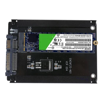 Metal Case B+M key M.2 NGFF SSD to 2.5 SATA 6Gb/s adapter card with enclosure Socket NGFF adapter
Metal Case B+M key M.2 NGFF SSD to 2.5 SATA 6Gb/s adapter card with enclosure Socket NGFF adapter