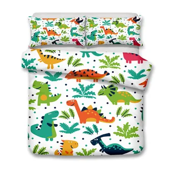 2/3 Pcs 3D Dinosaur Cartoon Bedding Set With Pillowcase Polyester Printed Bed Linen Duvet Cover Quilt Cover Set Home Textile
2/3 Pcs 3D Dinosaur Cartoon Bedding Set With Pillowcase Polyester Printed Bed Linen Duvet Cover Quilt Cover Set Home Textile