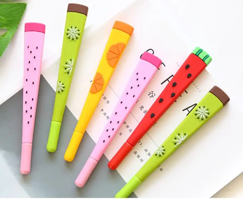 4 Piece Lytwtw's Korean Stationery Cartoon Cute Fruit Pen Handles Creative Bent School Office Gel Pens Gift Novel Kiwi
4 Piece Lytwtw's Korean Stationery Cartoon Cute Fruit Pen Handles Creative Bent School Office Gel Pens Gift Novel Kiwi