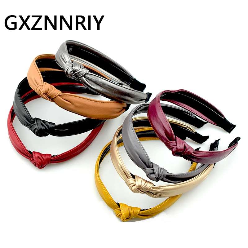 PU Leather Autumn Winter Hairband Knot Headbands for Women Hair Accessories Girls Hair Hoop Female New Fashion Headwear Gifts
PU Leather Autumn Winter Hairband Knot Headbands for Women Hair Accessories Girls Hair Hoop Female New Fashion Headwear Gifts