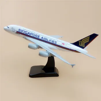 20cm Metal Plane Model Air Singapore Airlines Airbus 380 A380 9V-SKA Airplane Model Airways w Stand Aircraft Gift
20cm Metal Plane Model Air Singapore Airlines Airbus 380 A380 9V-SKA Airplane Model Airways w Stand Aircraft Gift