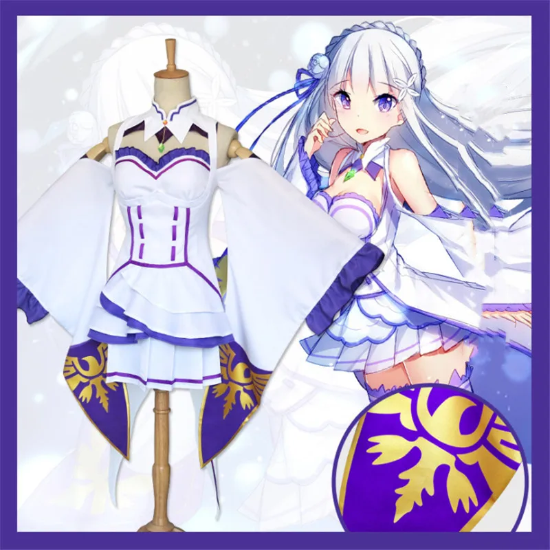 Emilia From the beginning of the world of different life Emilia cosplay costume female anime COS clothing
Emilia From the beginning of the world of different life Emilia cosplay costume female anime COS clothing