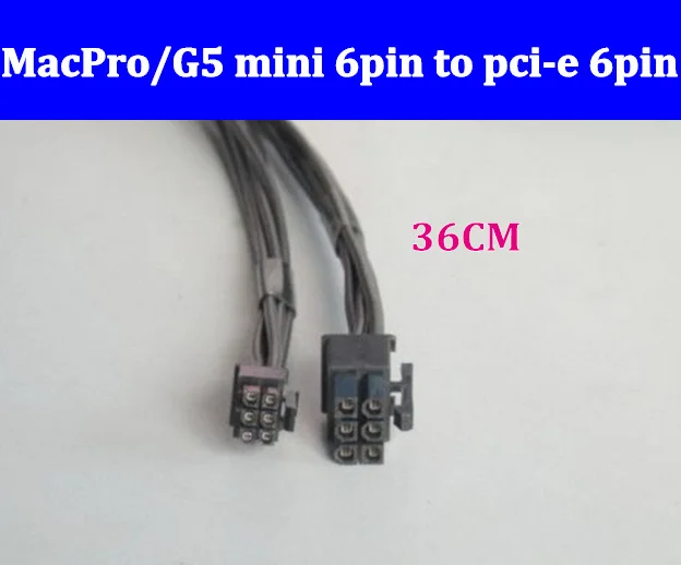 Free shipping Mac Pro/G5 mini 6pin to pci-e 6pin video card power cable for 7800GT 8800GT quadro4000 FX4500 X1900 GT/XT 5770
Free shipping Mac Pro/G5 mini 6pin to pci-e 6pin video card power cable for 7800GT 8800GT quadro4000 FX4500 X1900 GT/XT 5770