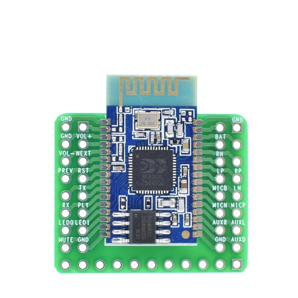1 шт. Bluetooth стерео аудио модуль передачи BK8000L Плата расширения команды SPP динамик