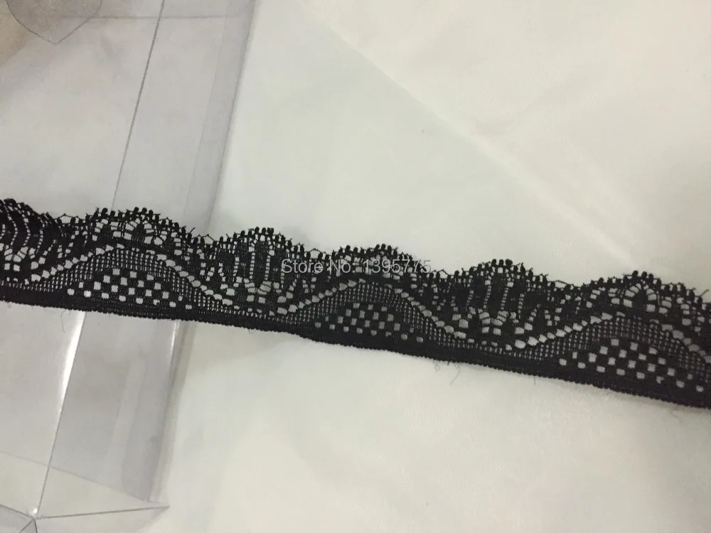 New sales 40yards/lot 2.5cm 25mm width Black wavel nice exquisite elastic stretchy lace trimming for sewing, headband, ribbon,
New sales 40yards/lot 2.5cm 25mm width Black wavel nice exquisite elastic stretchy lace trimming for sewing, headband, ribbon,