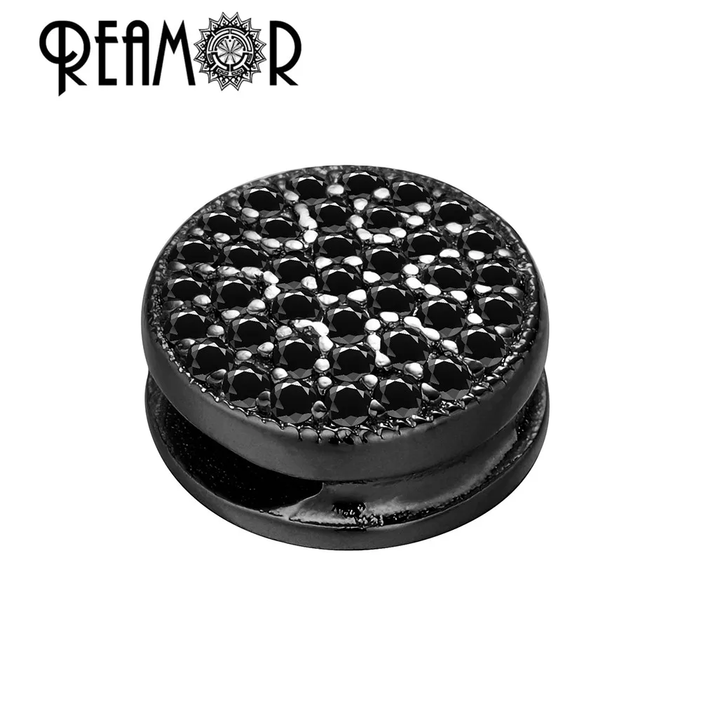 REAMOR Fashion Micro Inlay Black Zircon Round Bead Bracelet Necklace Spacer Copper Bead Charm for DIY Jewelry Making Accessories 
REAMOR Fashion Micro Inlay Black Zircon Round Bead Bracelet Necklace Spacer Copper Bead Charm for DIY Jewelry Making Accessories