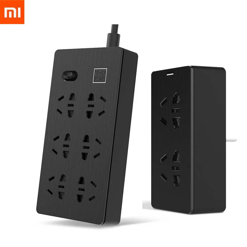 Original Xiaomi TP 6 Ports /2 Ports Power Socket Overload Protection 750 Retardant Flame Home Electronic Extension Socket Black
Original Xiaomi TP 6 Ports /2 Ports Power Socket Overload Protection 750 Retardant Flame Home Electronic Extension Socket Black