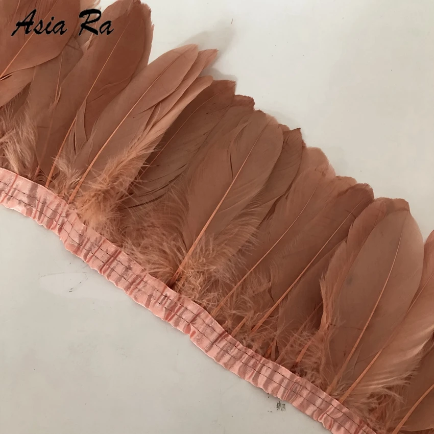 goose feathers lace 10 meters long 15-20 cm wide High quality feathers natural Leather Pink
goose feathers lace 10 meters long 15-20 cm wide High quality feathers natural Leather Pink