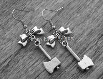 10pairs Silver Axe Earrings Axe Jewelry Bow Earrings Gothic Goth Horror Movie Jewelry
10pairs Silver Axe Earrings Axe Jewelry Bow Earrings Gothic Goth Horror Movie Jewelry