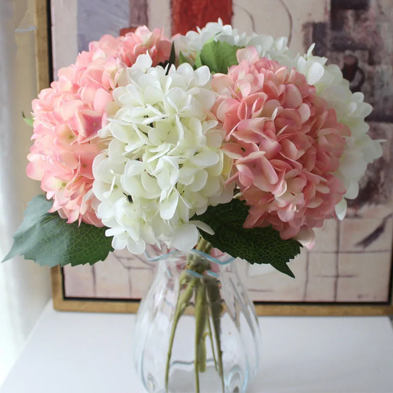 Artificial Flowers Silk Hydrangea Bridal Bouquet For Vase Flower Arrangement Wedding Home New Year Decoration Accessories
Artificial Flowers Silk Hydrangea Bridal Bouquet For Vase Flower Arrangement Wedding Home New Year Decoration Accessories