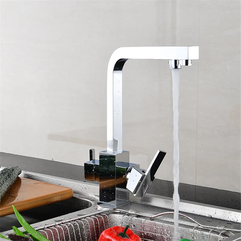 German hot and cold copper black round tube faucet,Simple kitchen faucet,multi-function household tap, surface brushed finishing
German hot and cold copper black round tube faucet,Simple kitchen faucet,multi-function household tap, surface brushed finishing