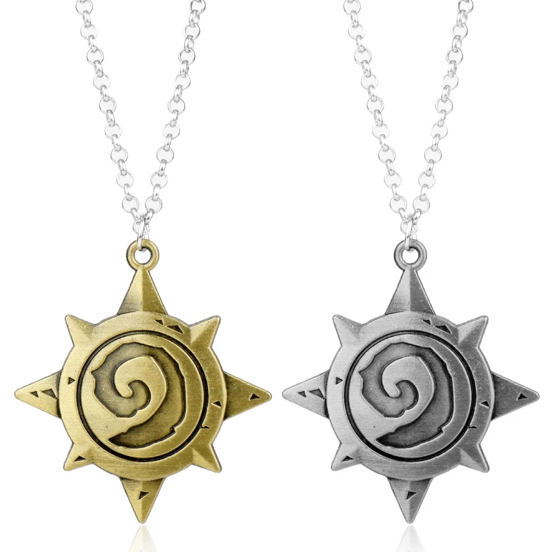 Dongsheng Game Pendant Hearthstone Heroes Of Warcraftss Game Pendant Necklace Vintage Hearth Stone Logo Metal Chain Choker -30 
Dongsheng Game Pendant Hearthstone Heroes Of Warcraftss Game Pendant Necklace Vintage Hearth Stone Logo Metal Chain Choker -30