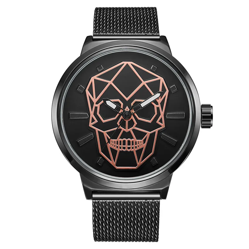 2019 AAA 3D Skull Men Watch Waterproof Sport Male Clock Top Brand Luxury Stainless Steel Dragon Quartz Wrist Mens Watches Black
2019 AAA 3D Skull Men Watch Waterproof Sport Male Clock Top Brand Luxury Stainless Steel Dragon Quartz Wrist Mens Watches Black