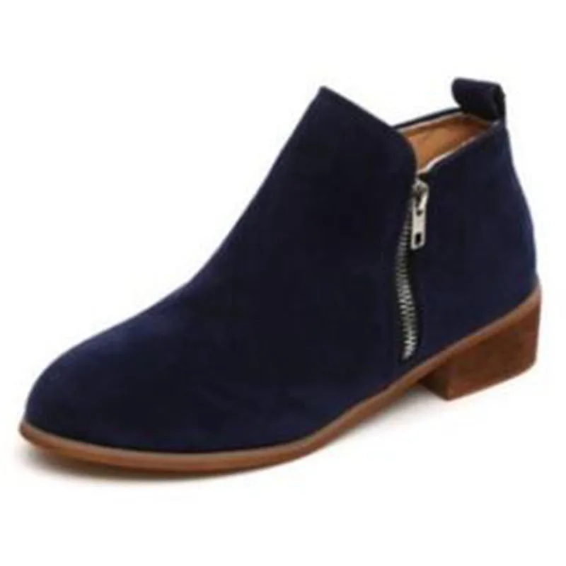 HEE GRAND Ankle Boots Women Shoes 2019 New Fashion Zipper Low-Heeled Winter Boots Flock Leather Female Mujer Bootie XWX6929
HEE GRAND Ankle Boots Women Shoes 2019 New Fashion Zipper Low-Heeled Winter Boots Flock Leather Female Mujer Bootie XWX6929