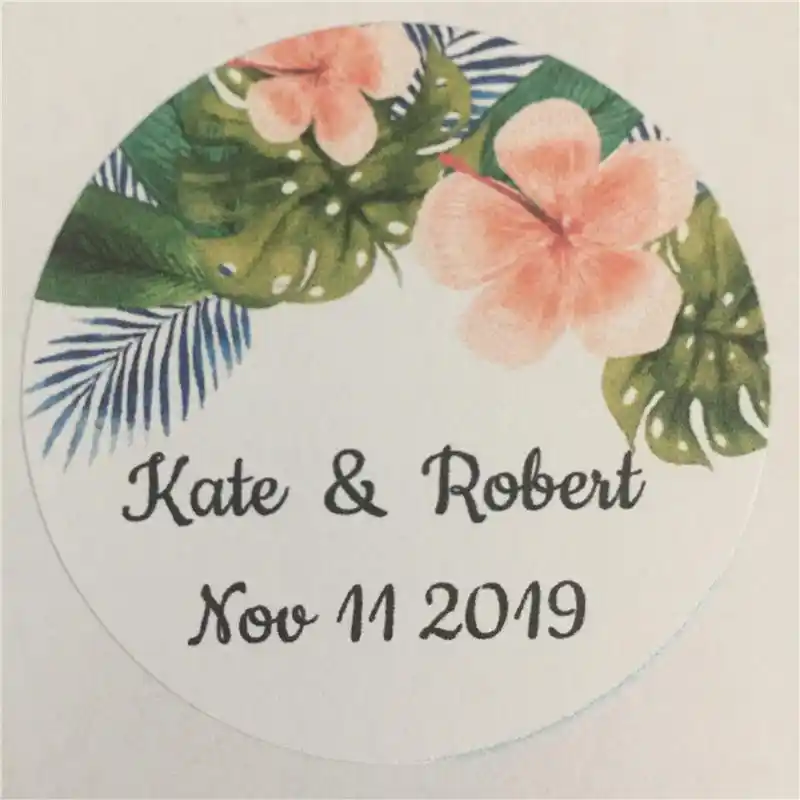custom sticker, personalized wedding gift sticker, custom