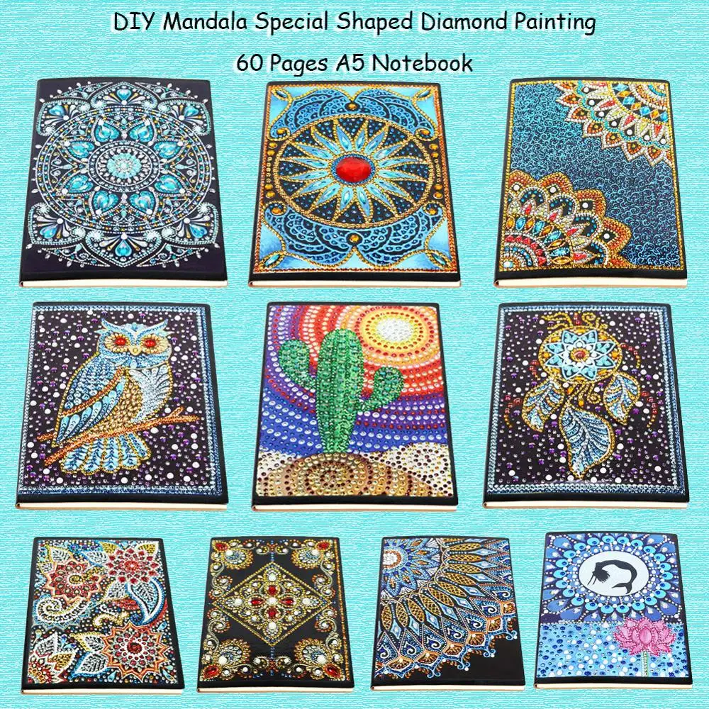 DIY Diamond Painting Notebook Diary Book Creative Special Shaped 60 Pages A5 Notebook Cactus Flower Diamond Painting Craft Gift
DIY Diamond Painting Notebook Diary Book Creative Special Shaped 60 Pages A5 Notebook Cactus Flower Diamond Painting Craft Gift