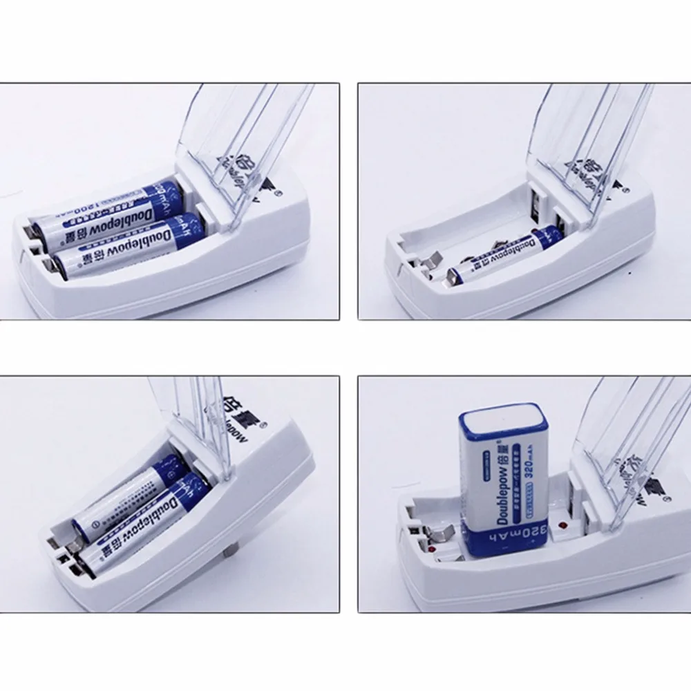 Universal 2 Slots AA AAA 9V Battery Charger Charging Protective Portable Size Charger For Rechargeable Batteries
Universal 2 Slots AA AAA 9V Battery Charger Charging Protective Portable Size Charger For Rechargeable Batteries