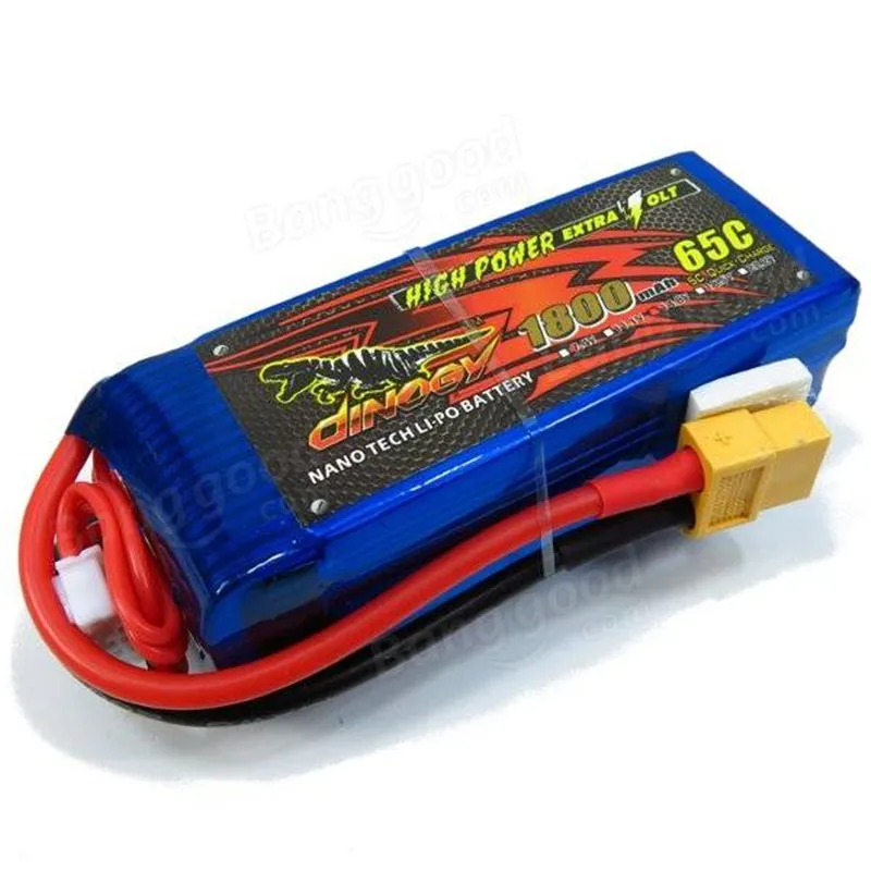 XT60 Plug 1800mAh/1500mAh/1300mAh/1000mAh 14.8V 4S 65C LiPo Battery For RC Airplane Multicopters Giant Power Dinogy
XT60 Plug 1800mAh/1500mAh/1300mAh/1000mAh 14.8V 4S 65C LiPo Battery For RC Airplane Multicopters Giant Power Dinogy