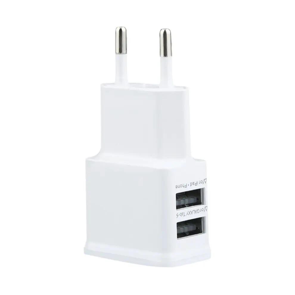 8 Pcs Newest White 5V 2A Dual USB Port EU Plug AC Wall Charger Adapter For Cellphone Tablet Mobile Phone Charges Accessories
8 Pcs Newest White 5V 2A Dual USB Port EU Plug AC Wall Charger Adapter For Cellphone Tablet Mobile Phone Charges Accessories