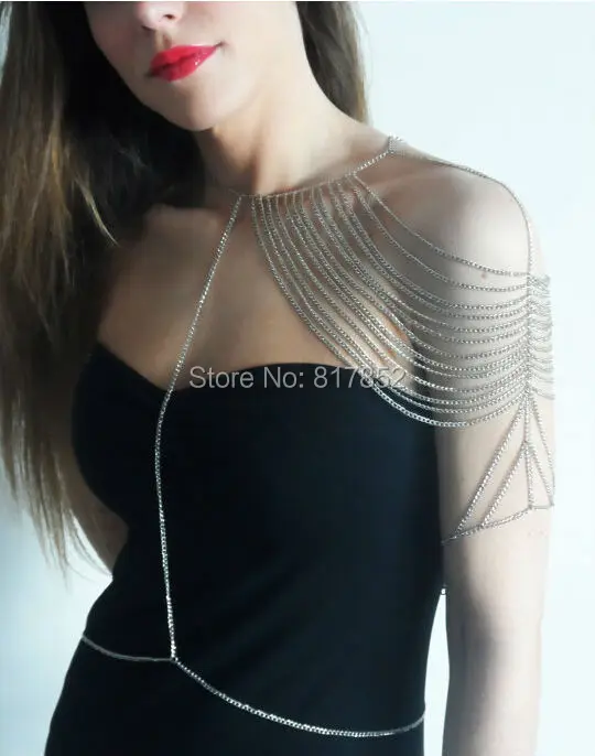 HOT SELLING New Style BY463 Women Silver Plated Chains Multi Chains Single Shoulder Chains Sexy Chains jewelry 3 Colors
HOT SELLING New Style BY463 Women Silver Plated Chains Multi Chains Single Shoulder Chains Sexy Chains jewelry 3 Colors