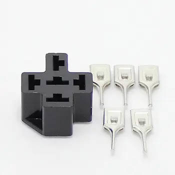 10 sets - PCB auto relay socket 5pin and 5pcs 6.3mm terminal car relay holder
10 sets - PCB auto relay socket 5pin and 5pcs 6.3mm terminal car relay holder