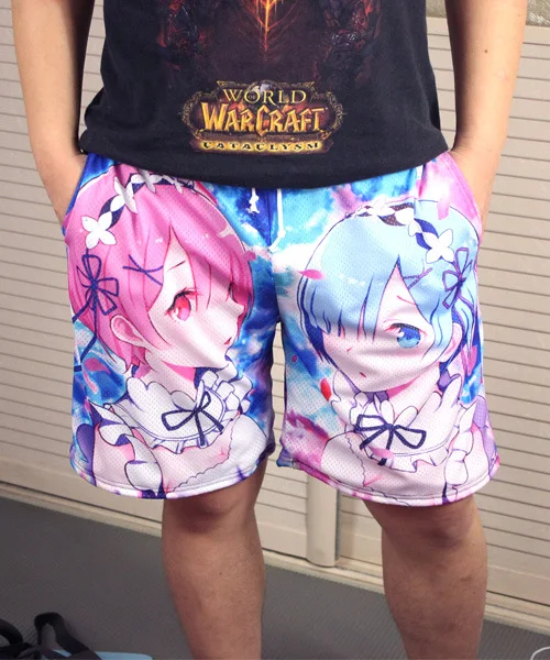 Summer Casual Shorts Anime Rem Ram Re Zero Kara Hajimeru Isekai Seikatsu Cosplay Costume Beach Shorts Pants Unisex Swim Shorts
Summer Casual Shorts Anime Rem Ram Re Zero Kara Hajimeru Isekai Seikatsu Cosplay Costume Beach Shorts Pants Unisex Swim Shorts